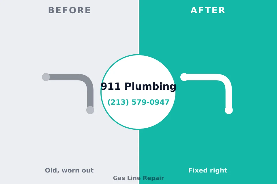 Before and after: plumbing company Chatham, IL